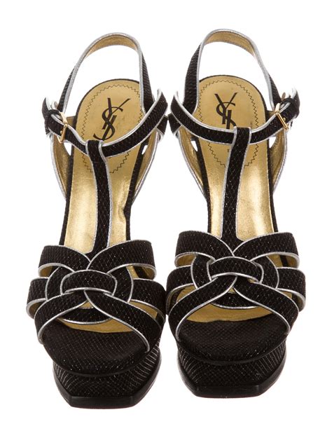 jane glitter sandal ysl|Glitter Yves Saint Laurent Sandals for Women.